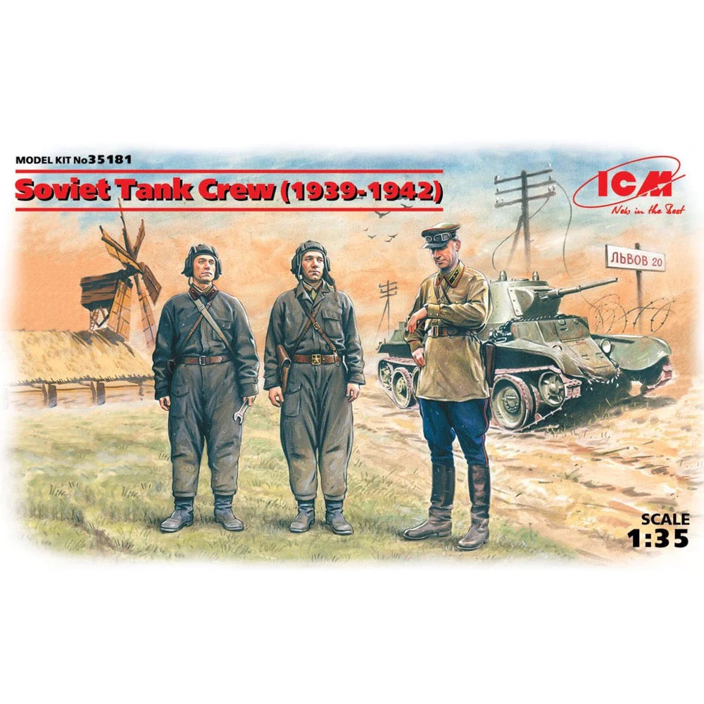 ICM 35181 1/35 Soviet Tank Crew 1939-1942 - Image 2