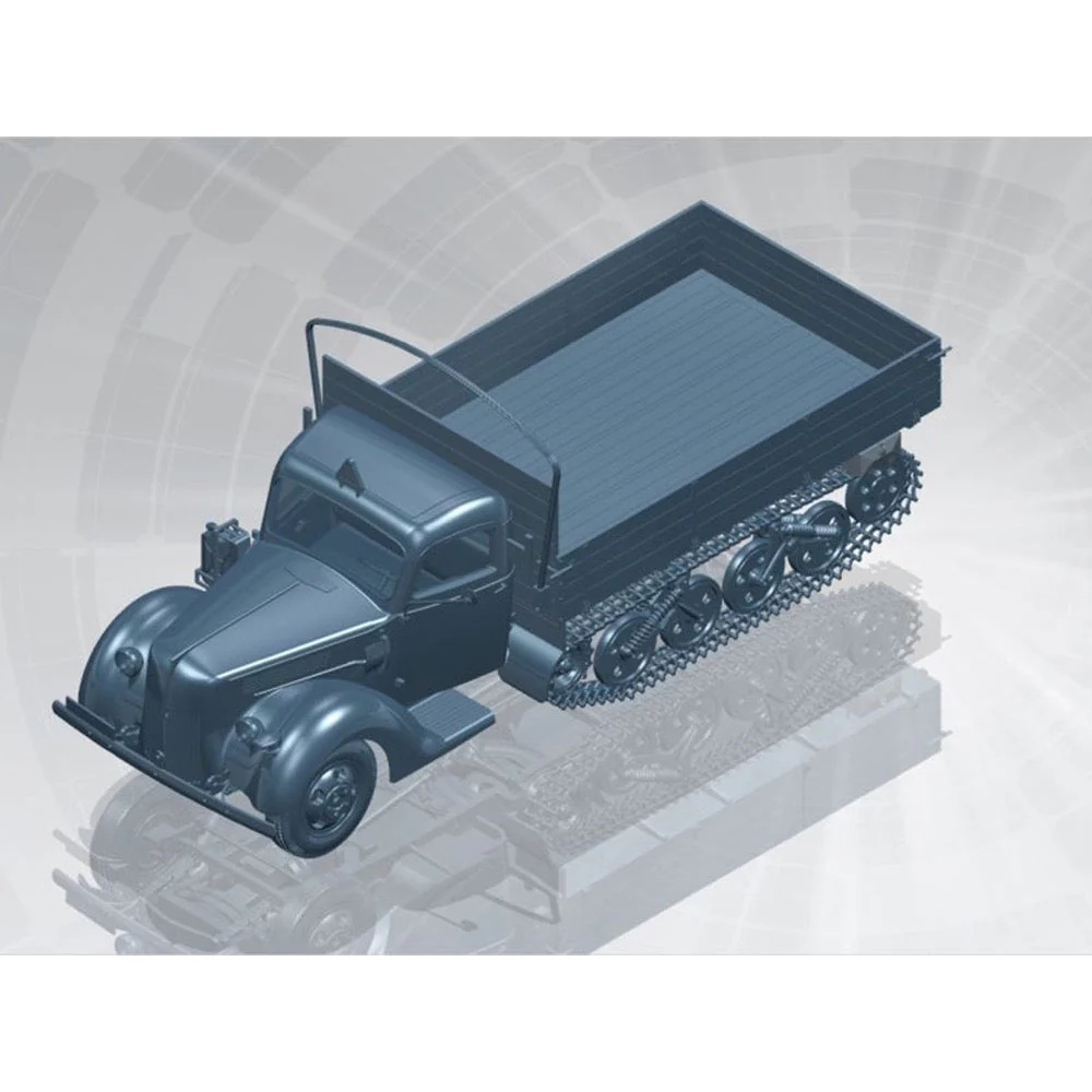 ICM 35412 1/35 V3000S/SS M Sd.Kfz.3b Maultier WWII German Semi-Tracked Truck - Image 3