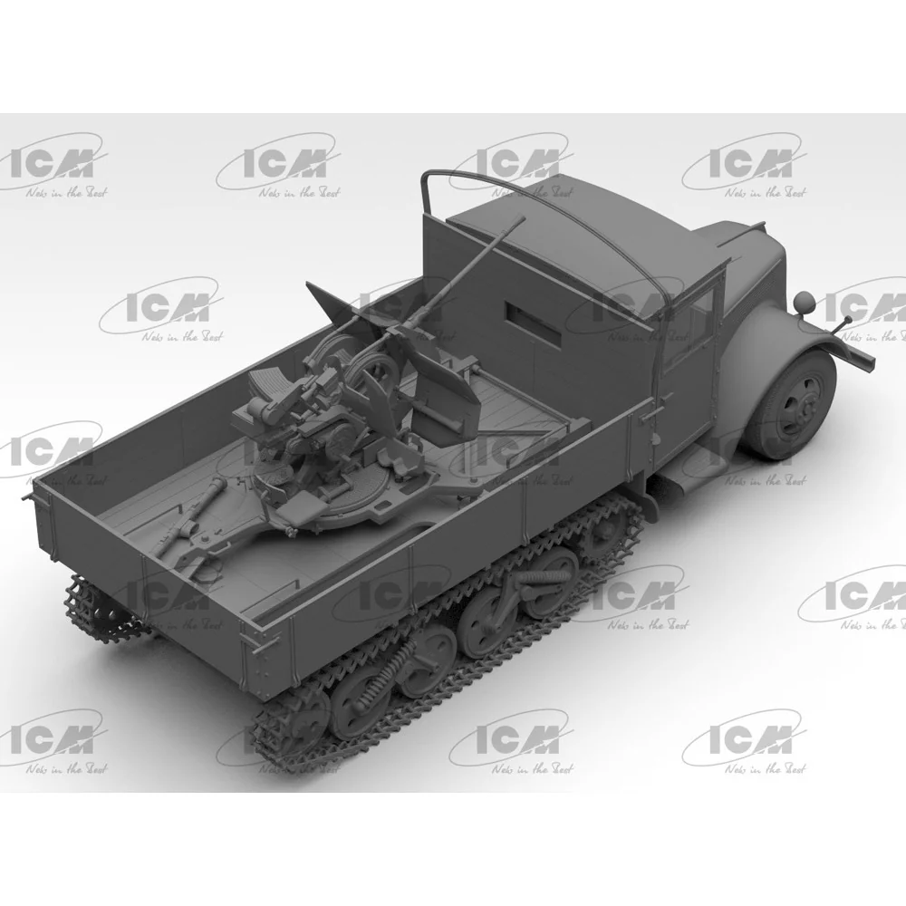 ICM 35455 1/35 Sd.Kfz.3b with Flak 38 Truppenluftschutzwagen - Image 6
