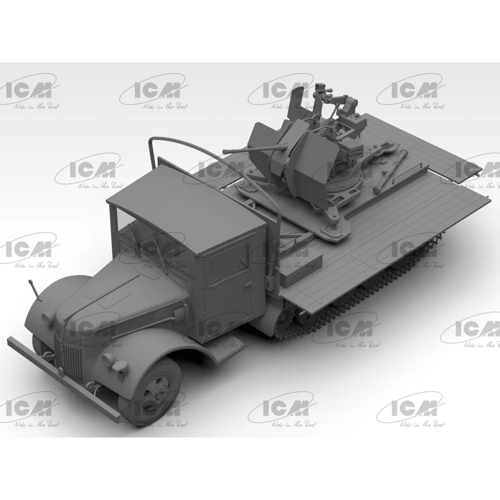 ICM 35455 1/35 Sd.Kfz.3b with Flak 38 Truppenluftschutzwagen - Image 8