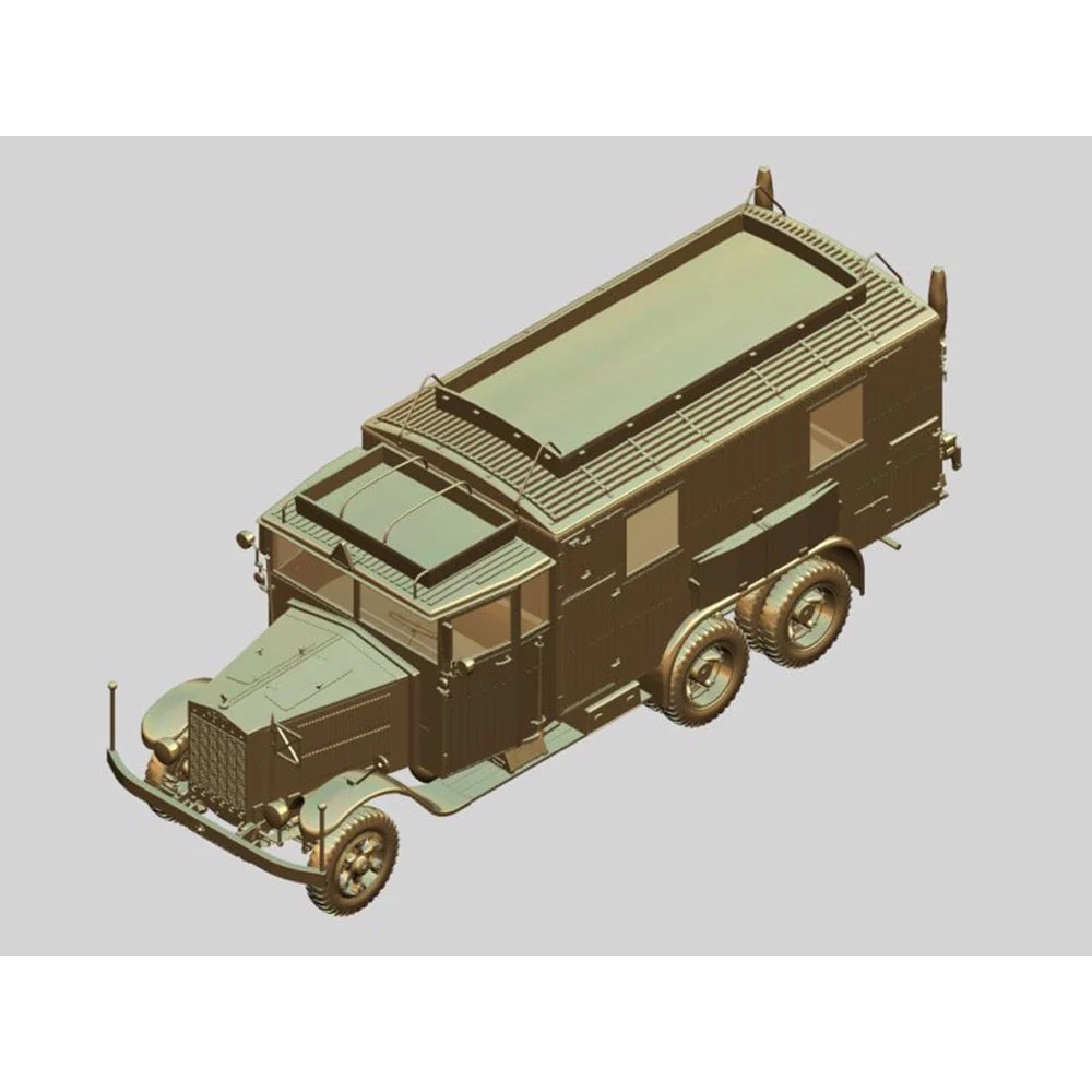 ICM 35462 1/35 Krupp L3H163 Kfz.72 WWII German Radio Communication Truck - Image 12