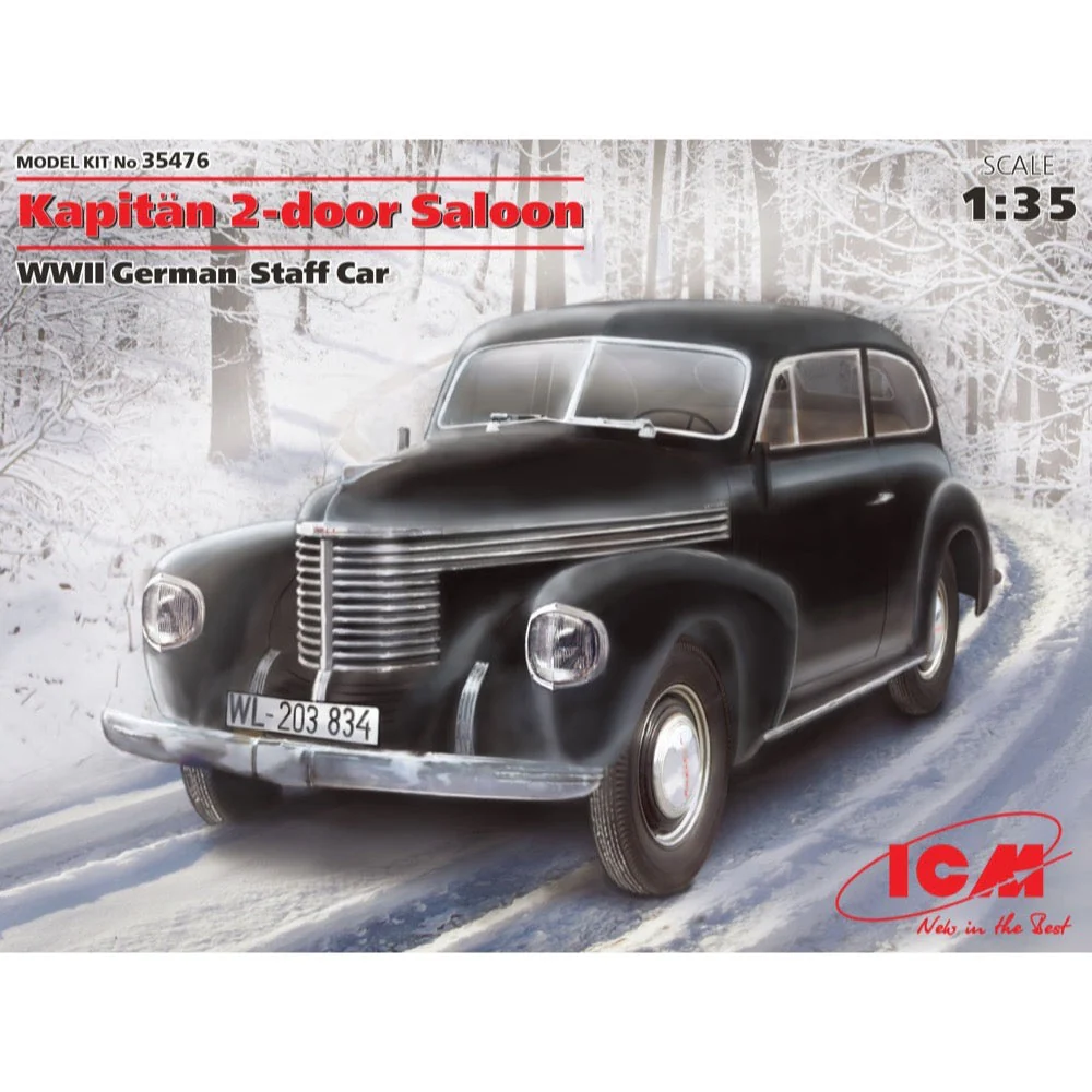 ICM 35476 1/35 Kapitan 2-door Saloon WWII German Staff Car - Image 7
