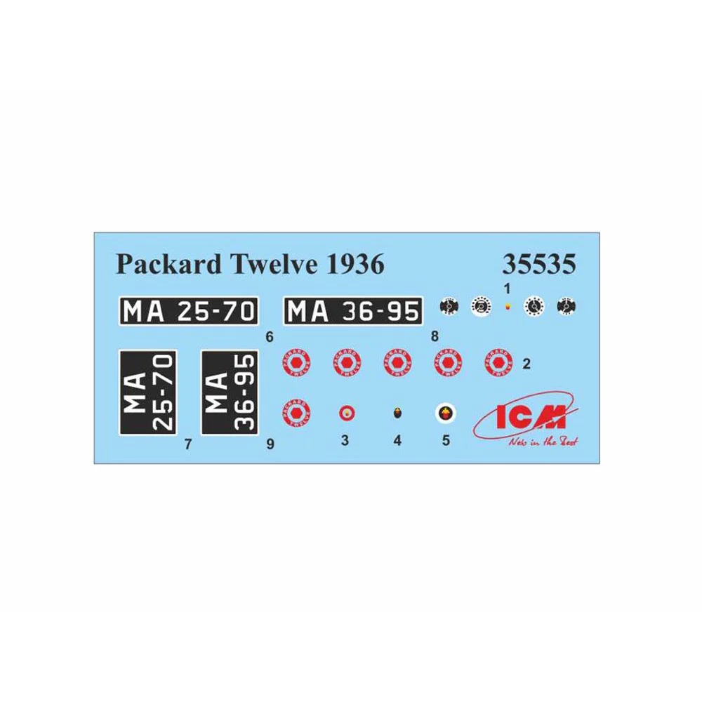 ICM 35535 1/35 Packard Twelve Model 1936 WWII Soviet Leaders' Car with Passengers - Image 6