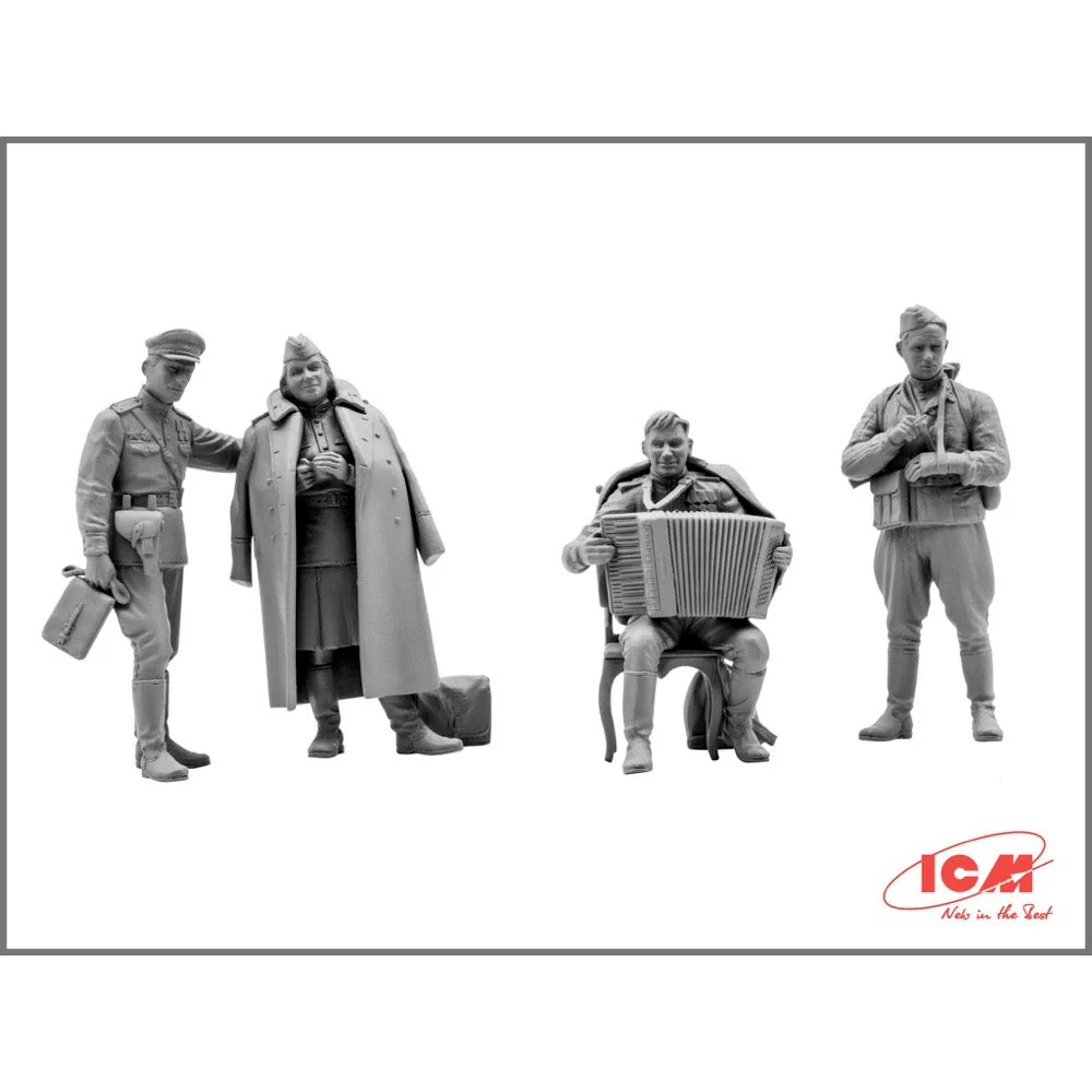 ICM 35541 1/35 Soviet Soldier Set May 1945 - Image 3