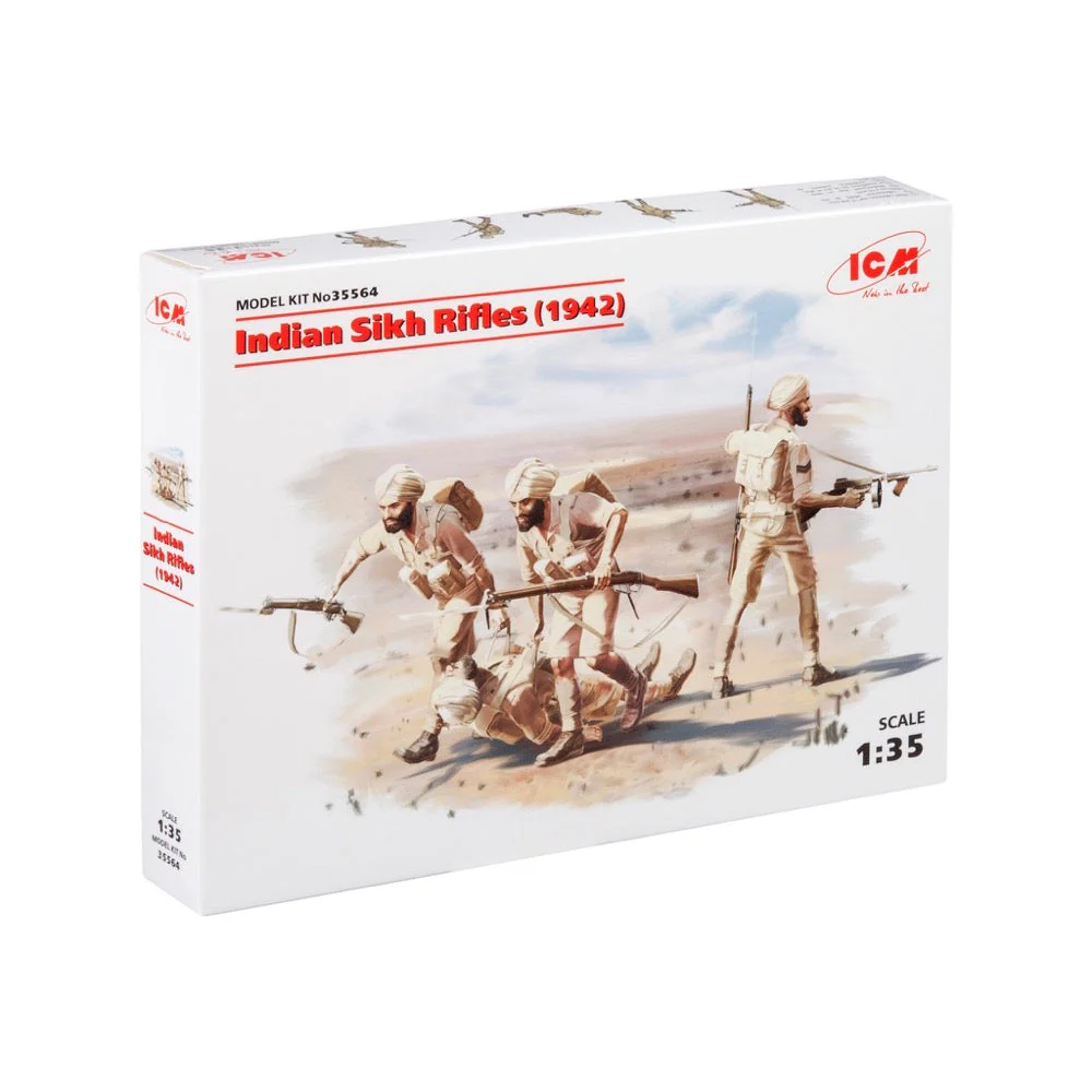 ICM 35564 1/35 Indian Sikh Rifles 1942