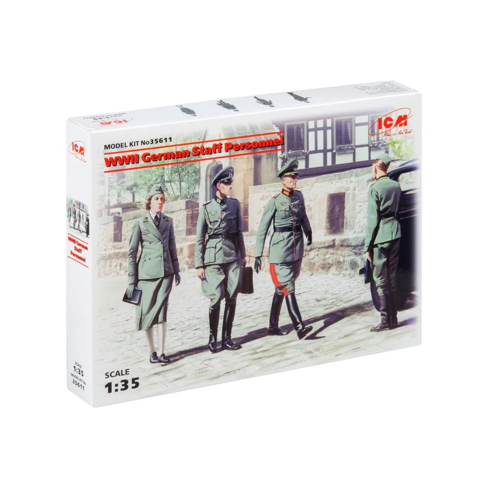 ICM 35611 1/35 WWII German Staff Personnel