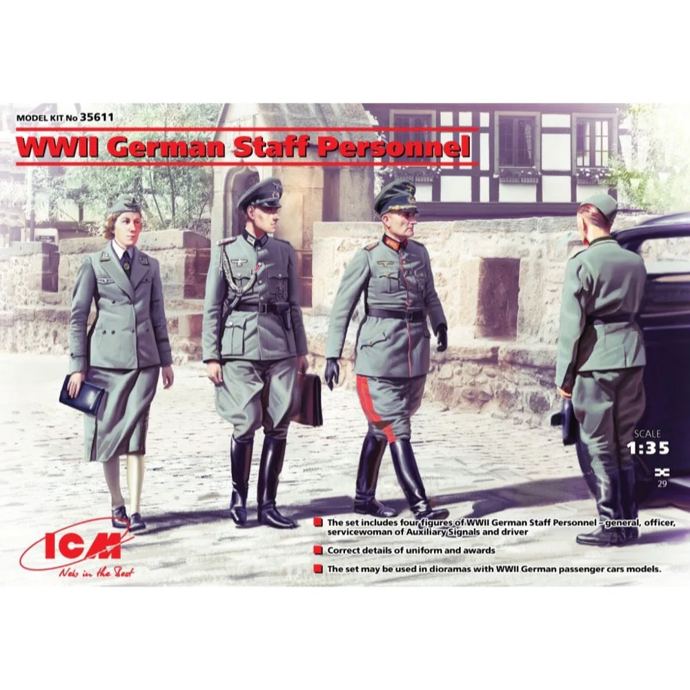 ICM 35611 1/35 WWII German Staff Personnel - Image 8