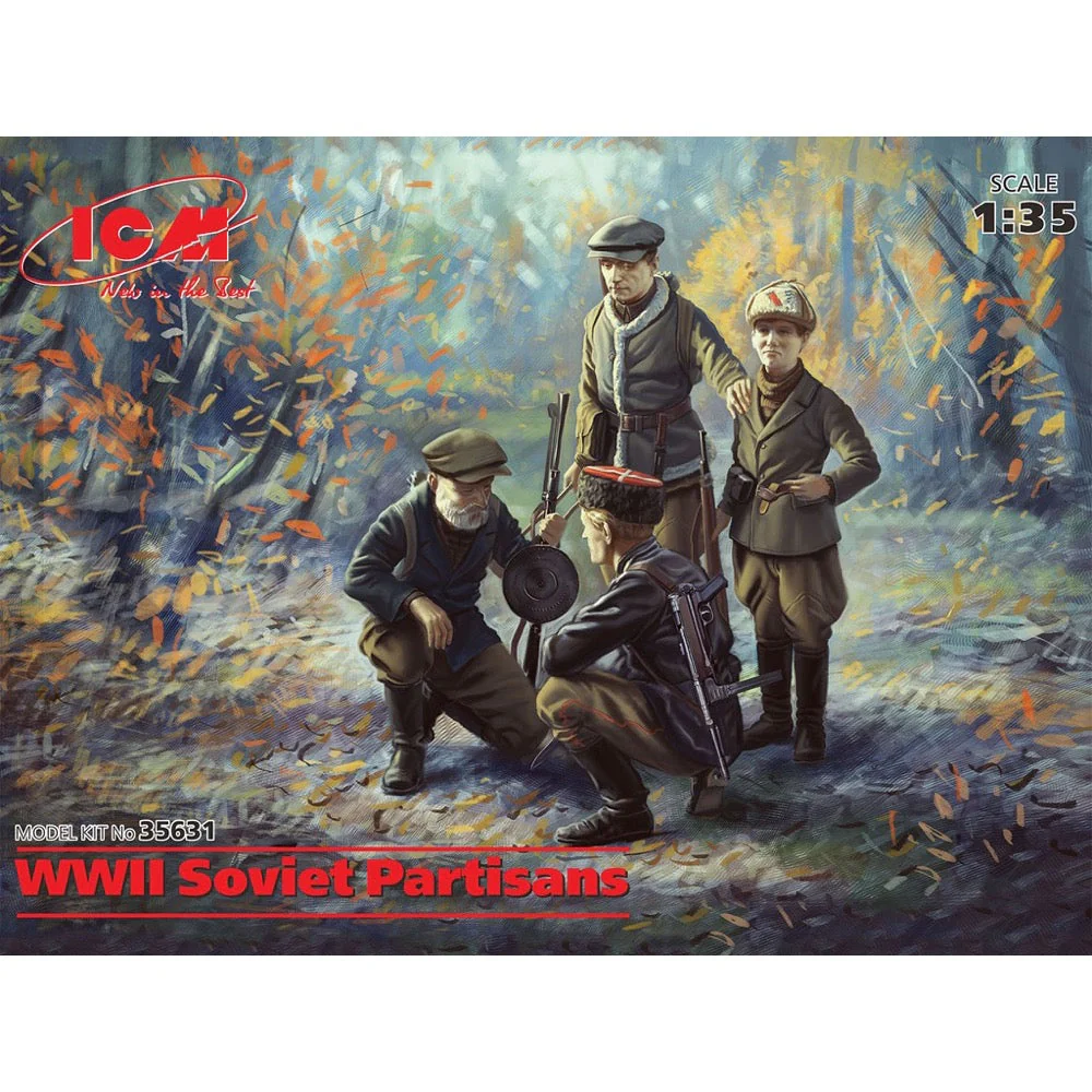 ICM 35631 1/35 WWII Soviet Partisans - Image 8