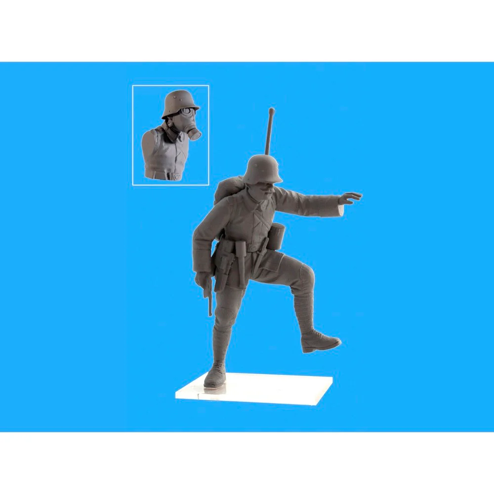 ICM 35695 1/35 German Infantry in Gas Masks 1918 - Image 6