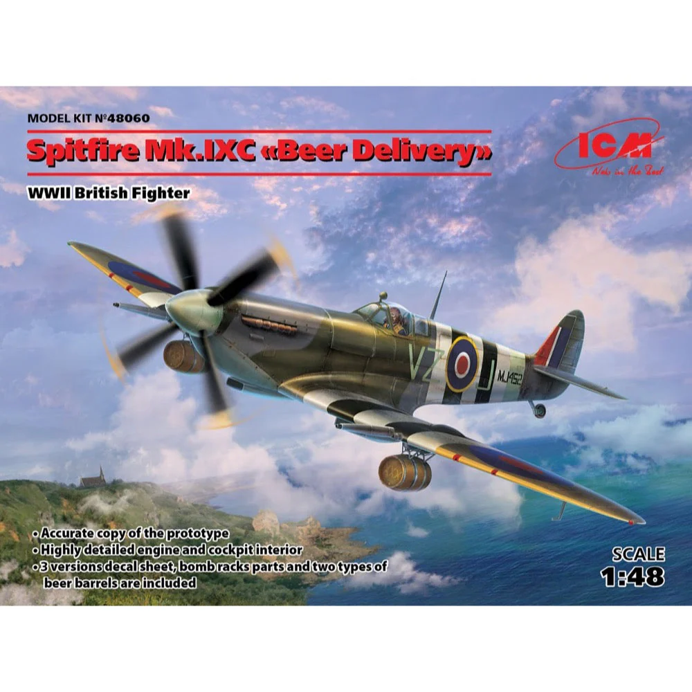 ICM 48060 1/48 Spitfire Mk.IXC Beer Delivery WWII British Fighter - Image 7
