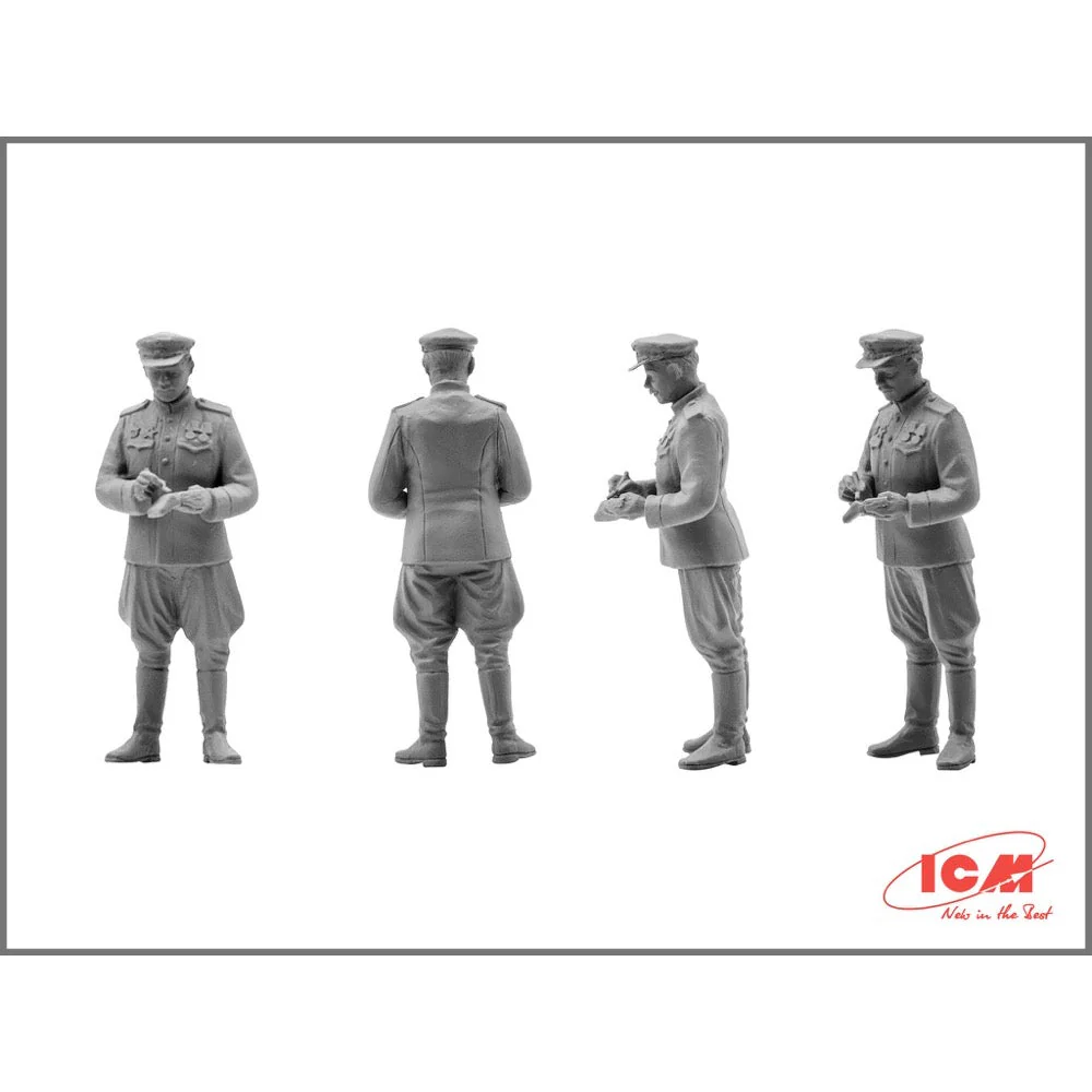 ICM 48084 1/48 Soviet Air Force Pilots and Ground Personnel 1943-1945 - Image 8