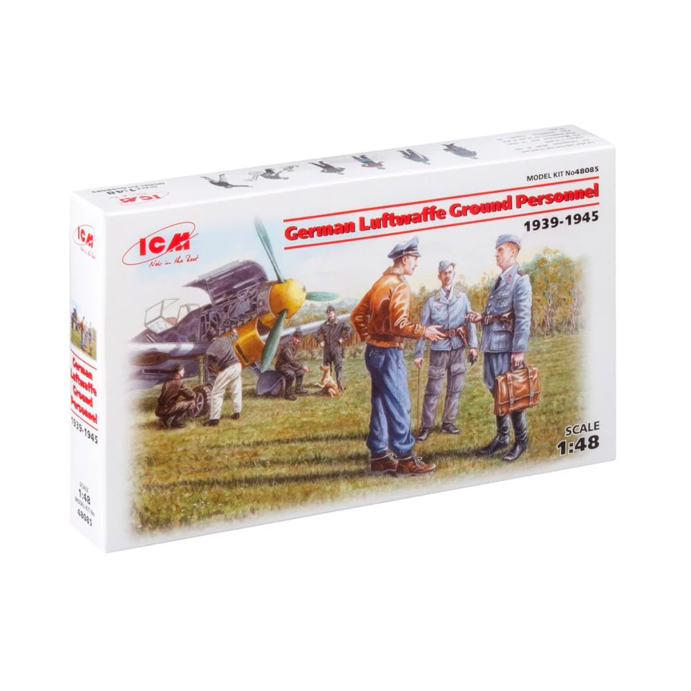 ICM 48085 1/48 German Luftwaffe Ground Personnel 1939-1945