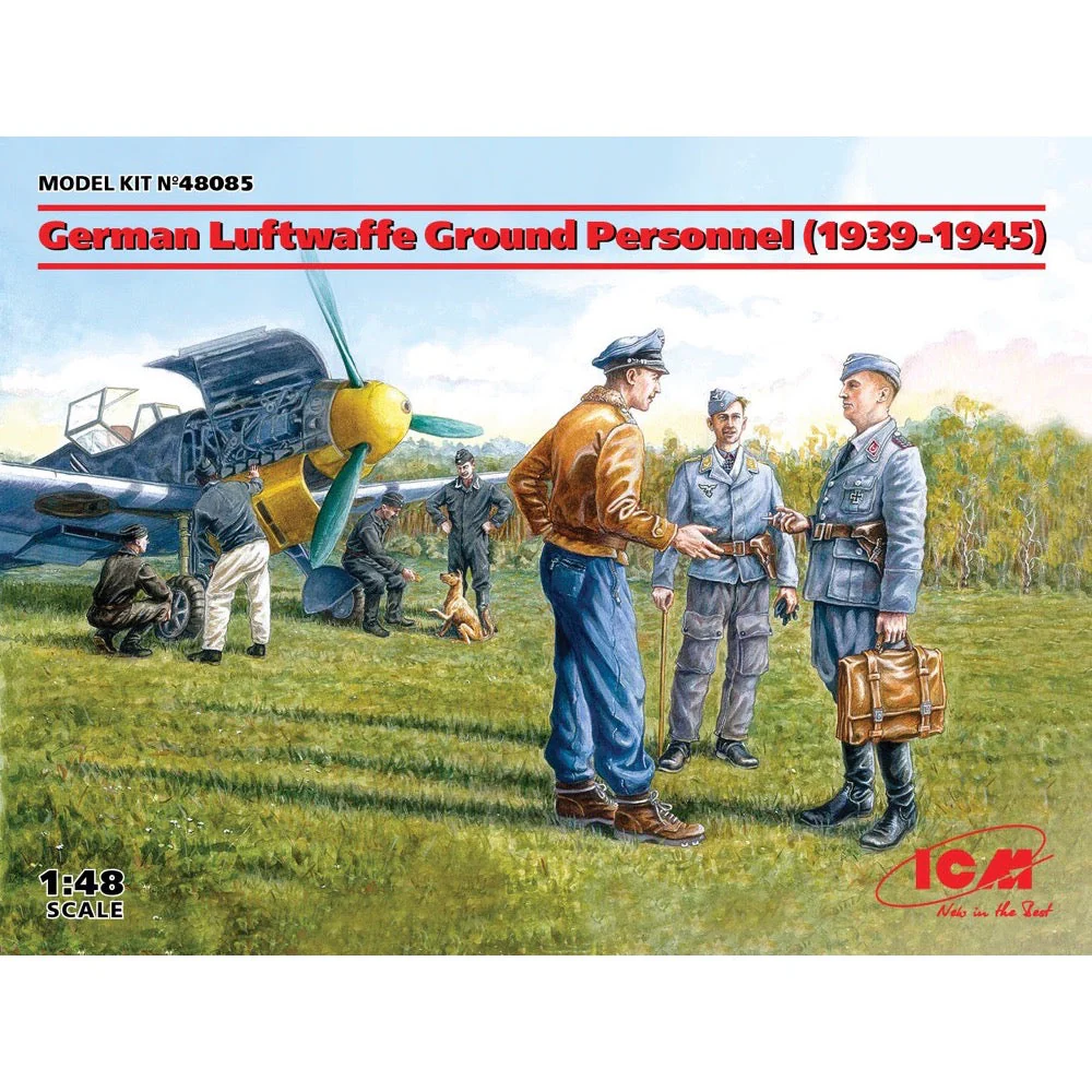 ICM 48085 1/48 German Luftwaffe Ground Personnel 1939-1945 - Image 6
