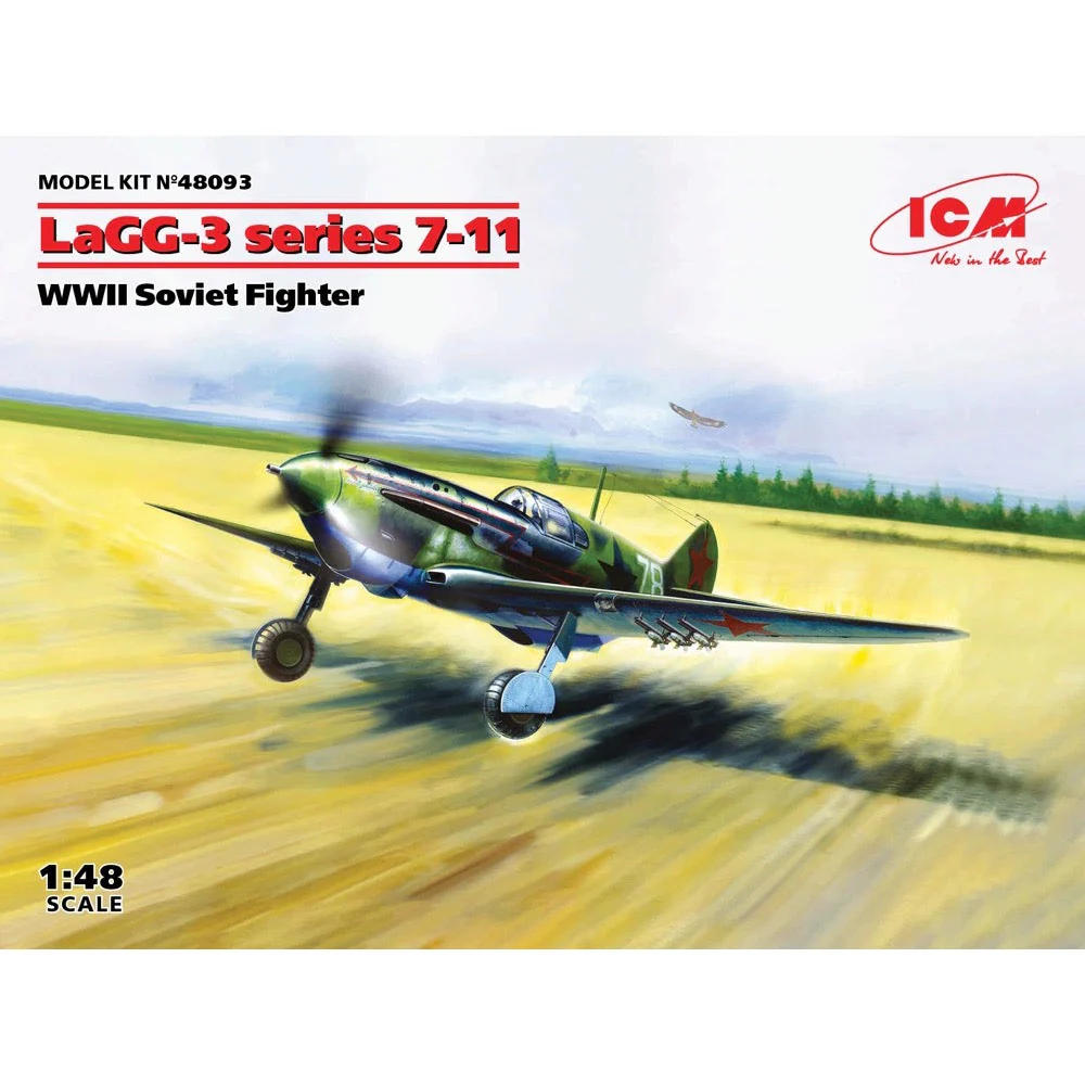 ICM 48093 1/48 LaGG-3 series 7-11 WWII Soviet Fighter - Image 7