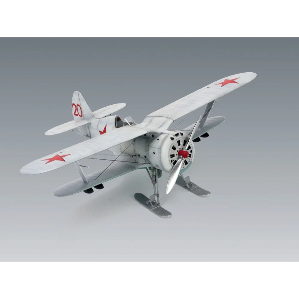 ICM 48096 1/48 I-153 WWII Soviet Biplane Fighter winter version - Image 3