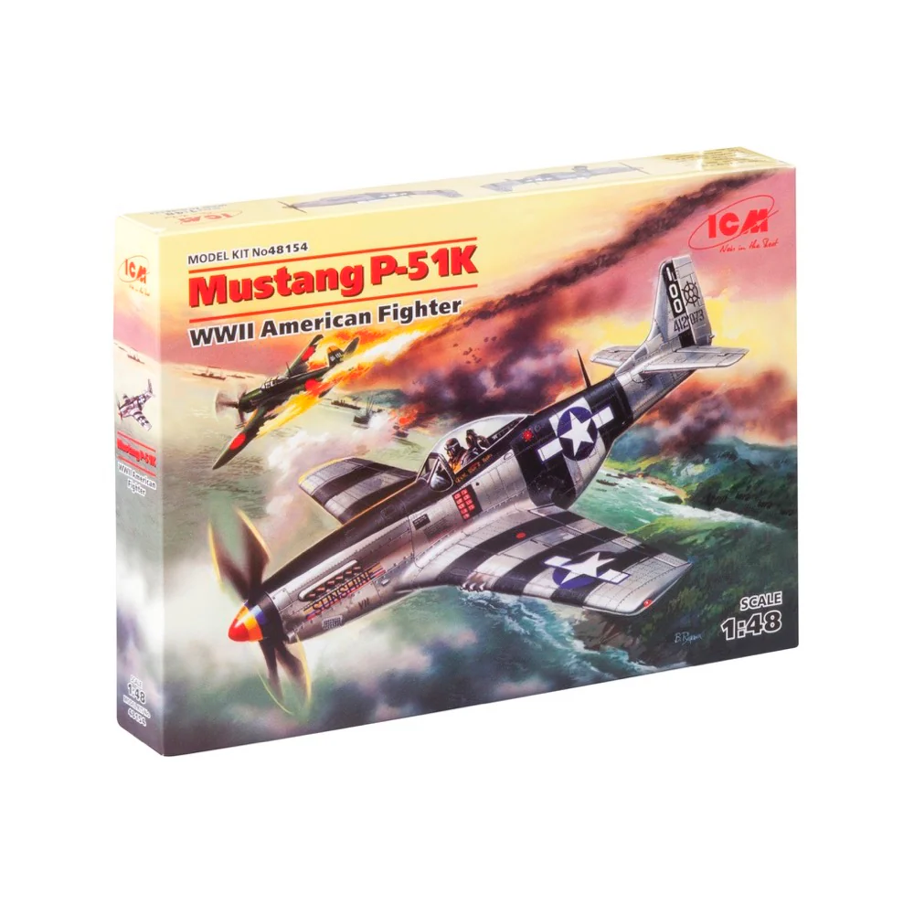 ICM 48154 1/48 Mustang P-51K WWII American Fighter - Image 2