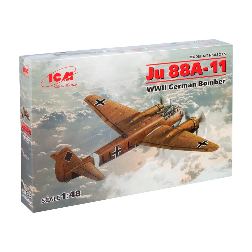 ICM 48235 1/48 Ju 88A-11 WWII German Bomber - Image 2