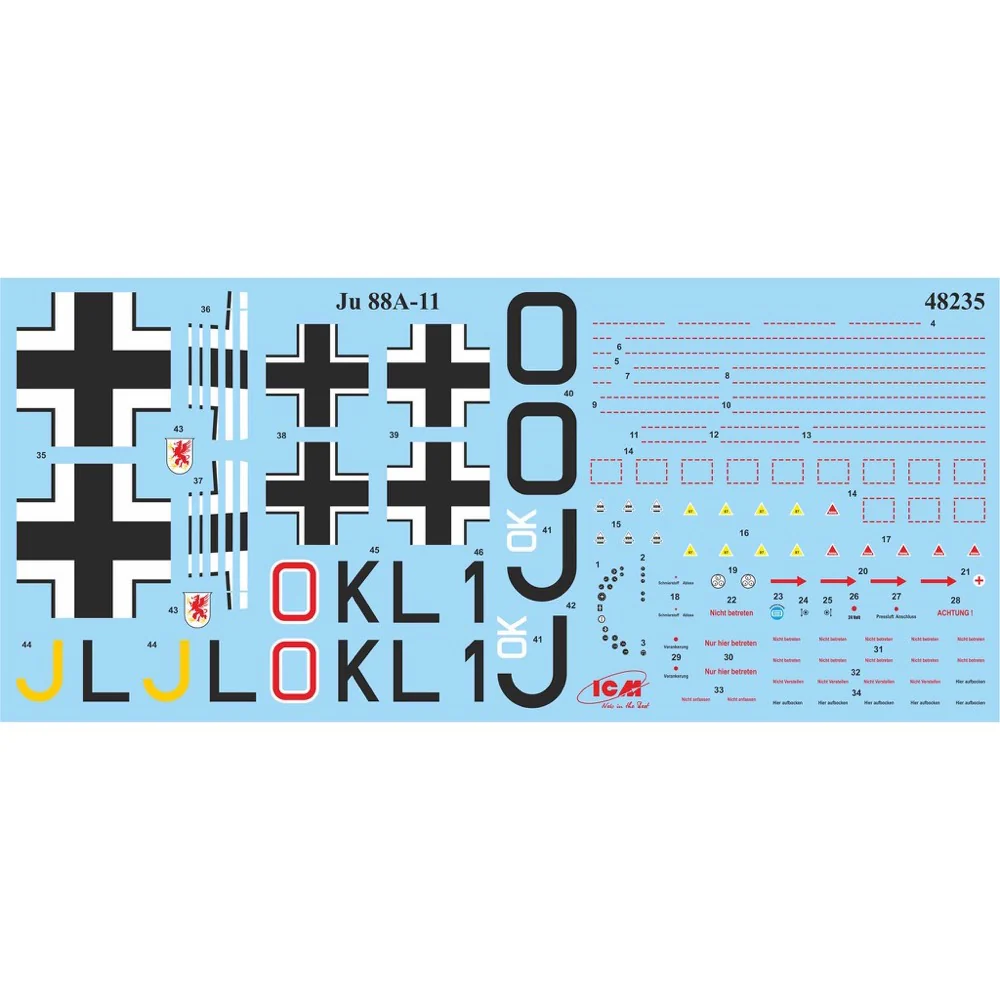 ICM 48235 1/48 Ju 88A-11 WWII German Bomber - Image 7
