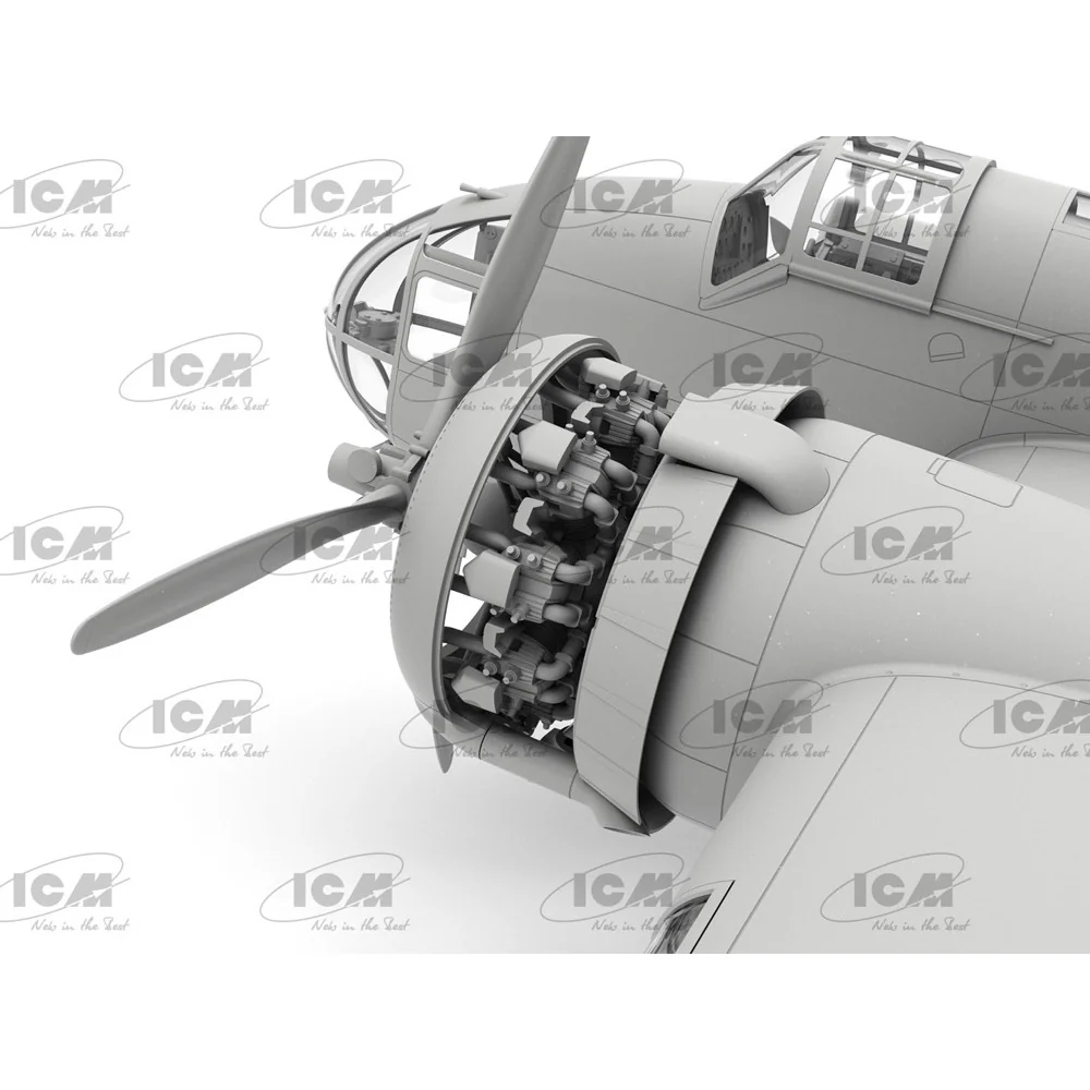 ICM 48352 1/48 HP.52 Hampden B.Mk.I WW II British Bomber - Image 7