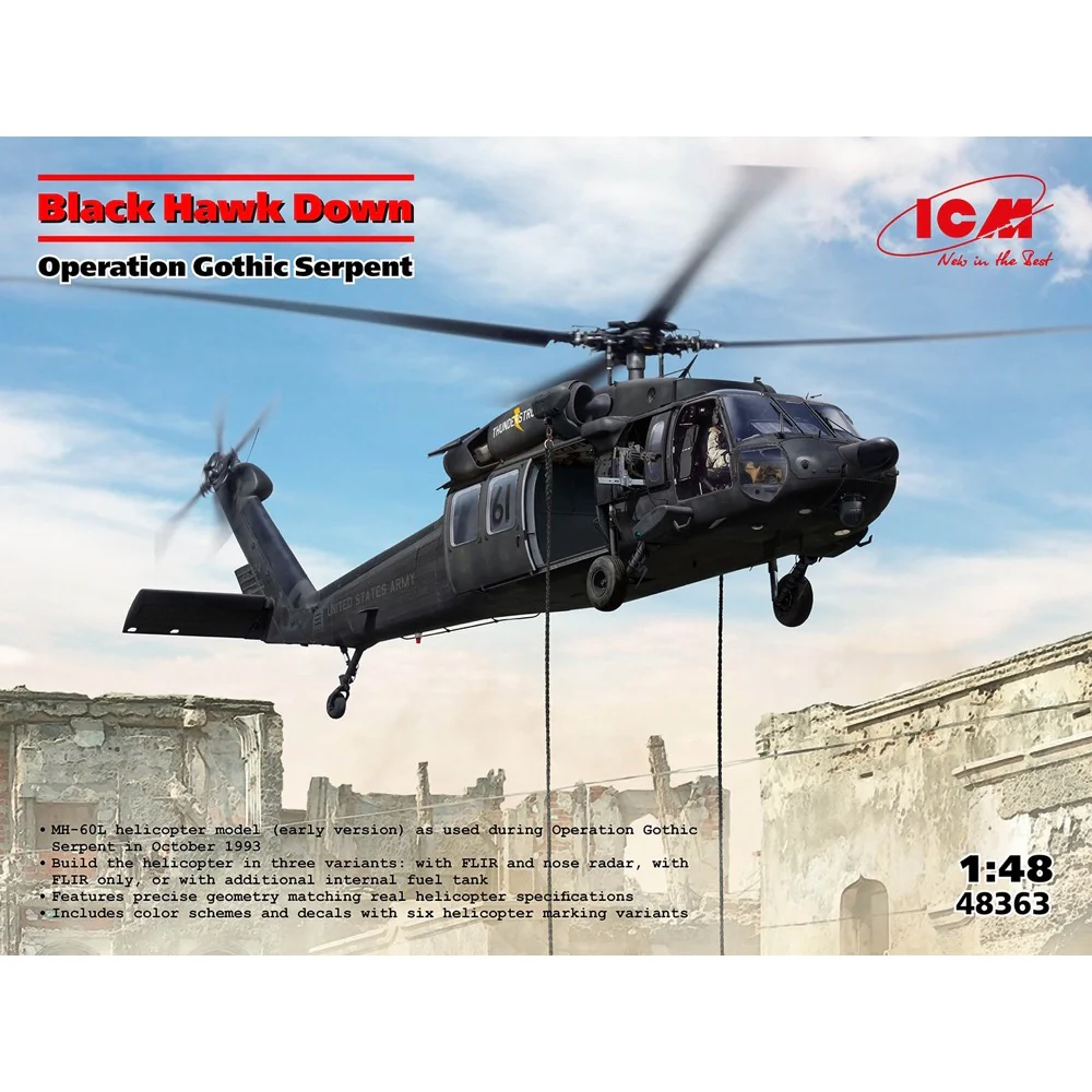 ICM 48363 1/48 Black Hawk Down. Operation Gothic Serpent - Image 2