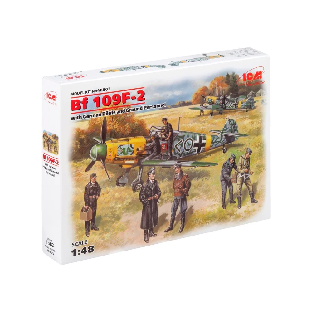 ICM 48803 1/48 Bf 109F-2 with German Pilots and Ground Personnel - Image 15