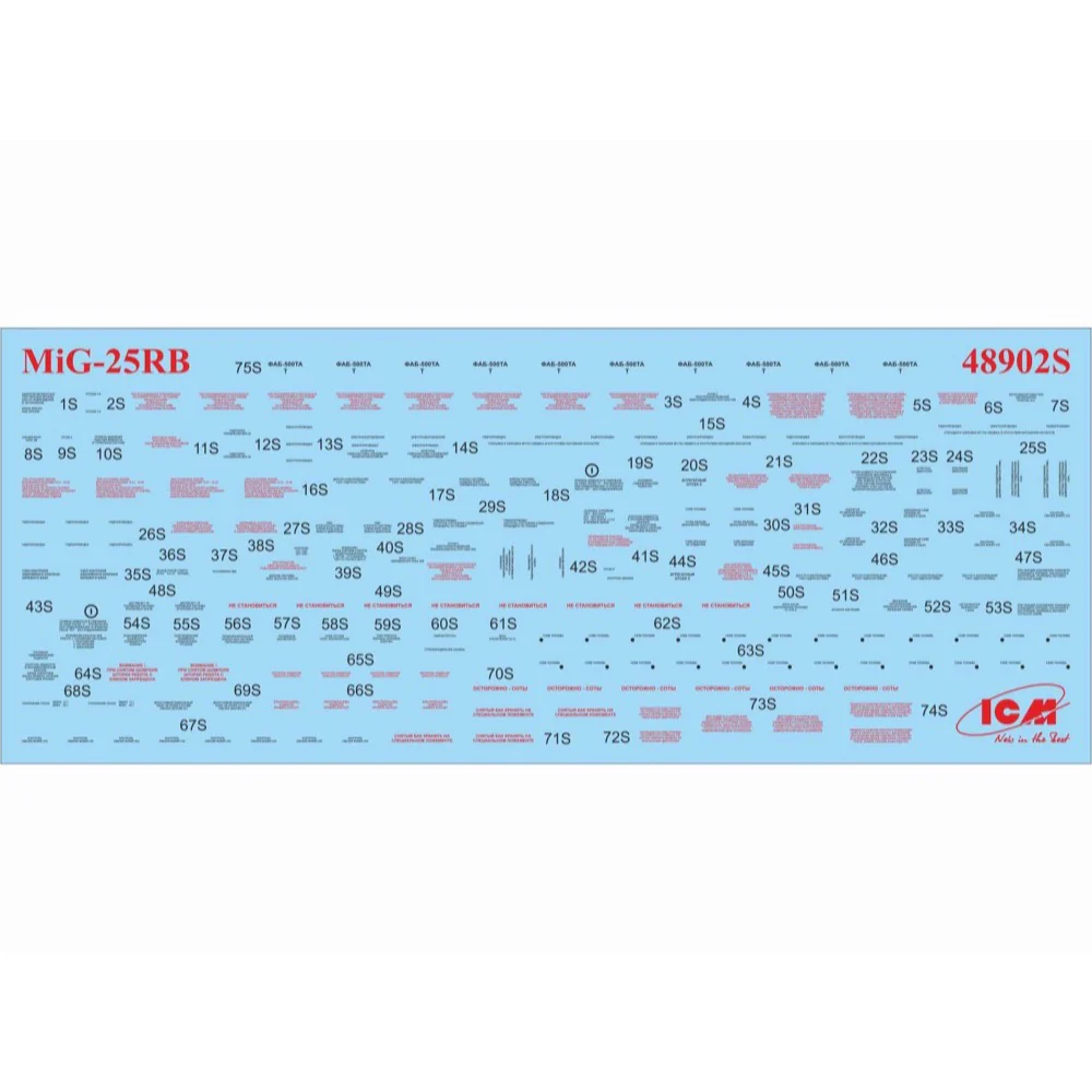 ICM 48902 1/48 MiG-25 RB Soviet Reconnaissance Plane - Image 7