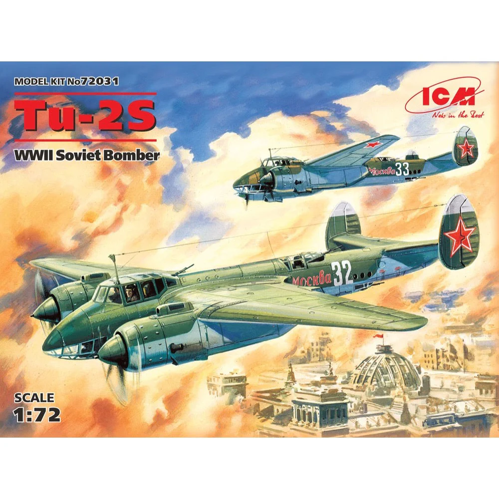 ICM 72031 1/72 Tu-2S WWII Soviet Bomber - Image 7