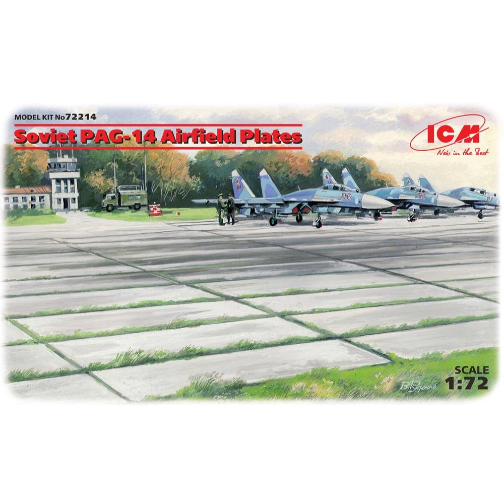 ICM 72214 1/72 Soviet PAG-14 Airfield Plates 32 pieces - Image 4