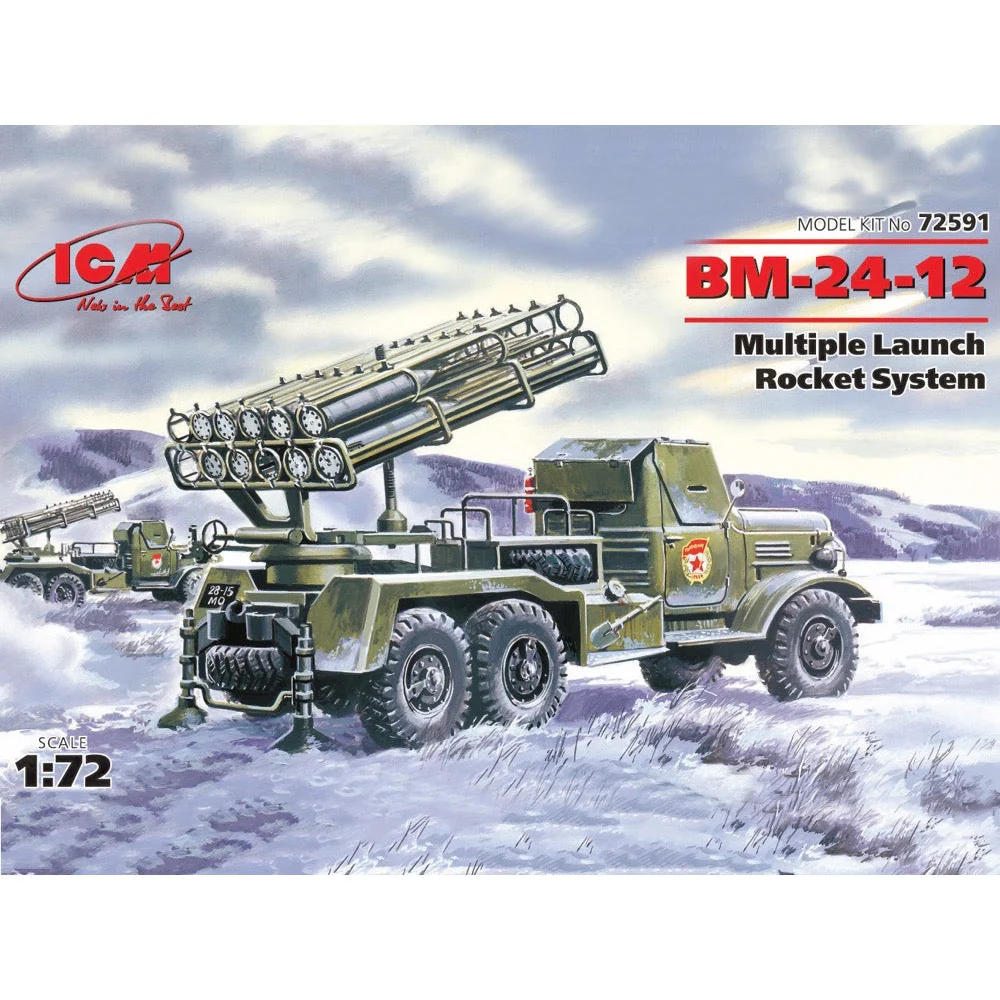 ICM 72591 1/72 BM-24-12 Multiple Launch Rocket System on ZiL-157 base - Image 10