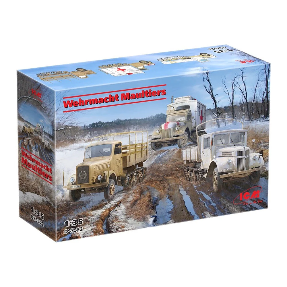 ICM DS3522 1/35 Wehrmacht Maultiers Diorama Set
