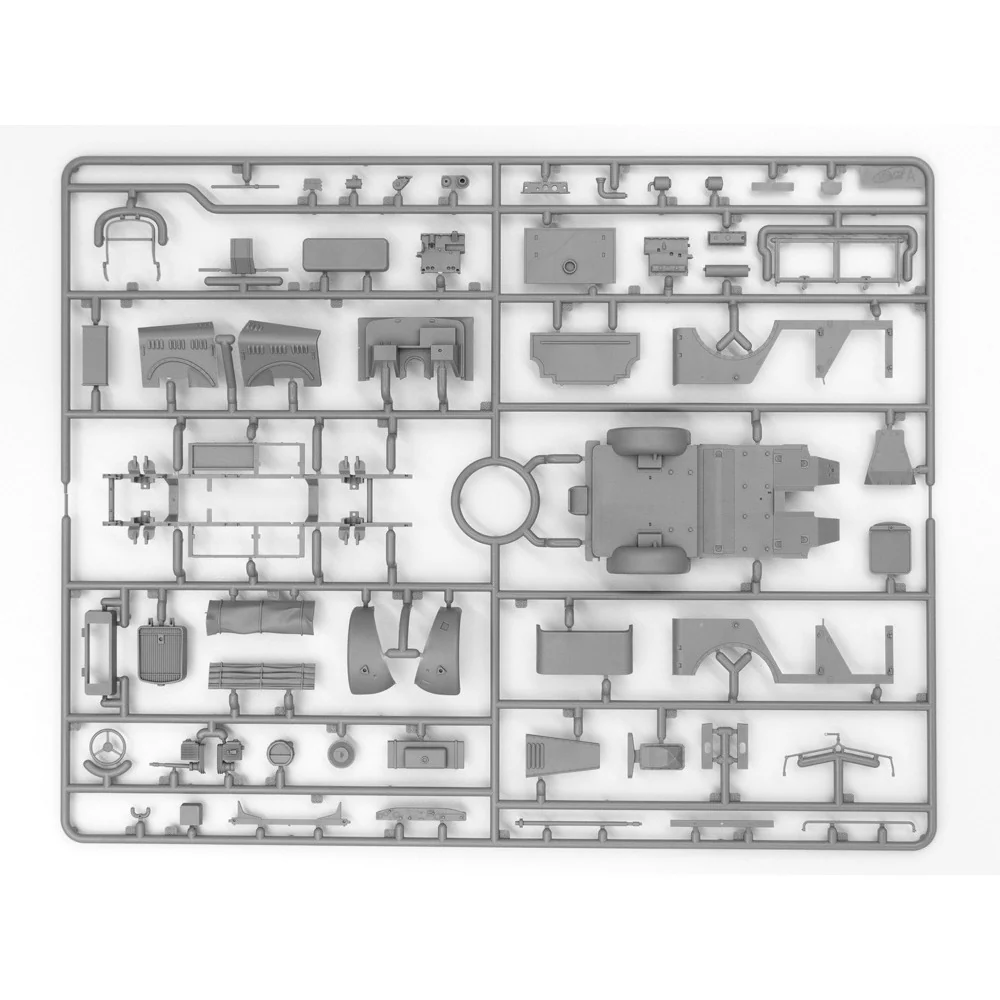 ICM DS3529 1/35 Vehicles of the D.A.K s.E.Pkw Kfz.70 with Zwillingssockel 36, Typ L3000S, le.gl.Einheitz-Pkw Kfz.2 - Image 14