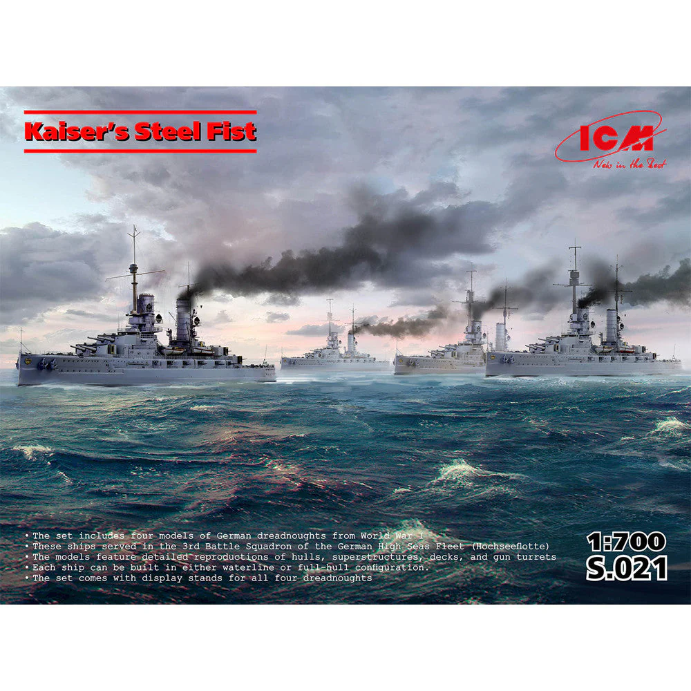 ICM S021 1/700 Kaiser’s Steel Fist
