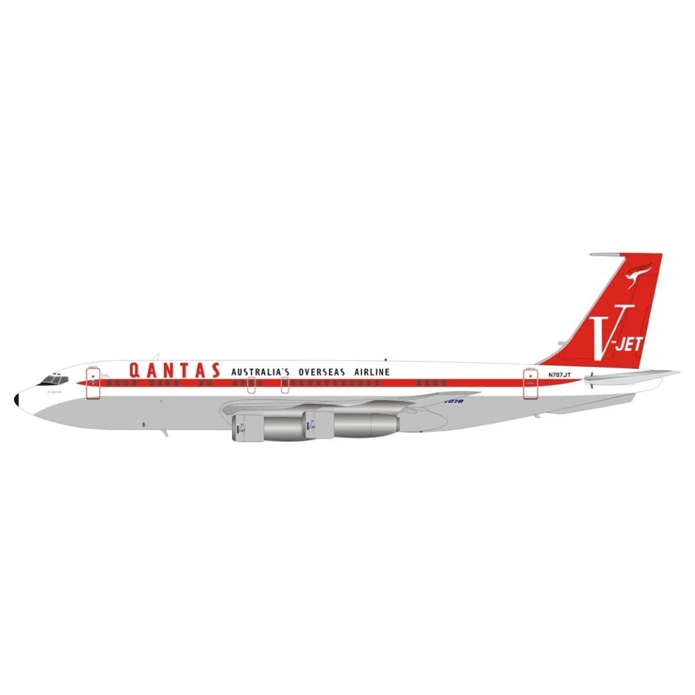 Inflight 200 IF7071JTP 1/200 Qantas Boeing 707-100 N707JT “John Travolta” - Image 6