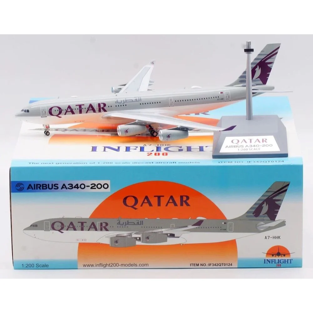 Inflight200 IF342QT0124 1/200 Qatar Airways Airbus A340-200 A7-HHK - Image 14