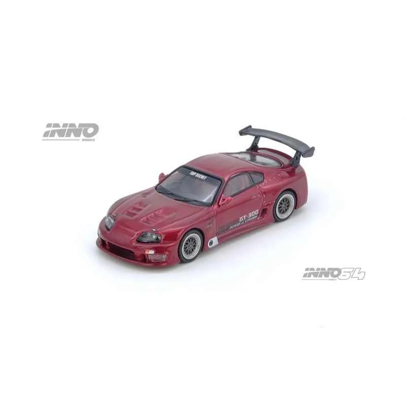 Inno 64-A80TS-RED 1/64 Toyota Supra A80 Top Secret Red - Image 5