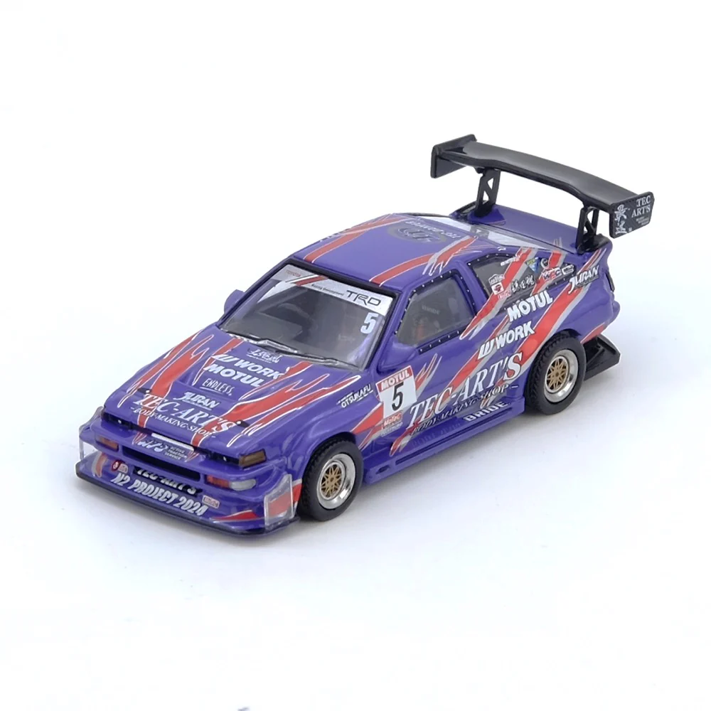 Inno 64-AE86N2-TECART 1/64 Toyota AE86 N2 Tec-Art's Yoshinori Kamata