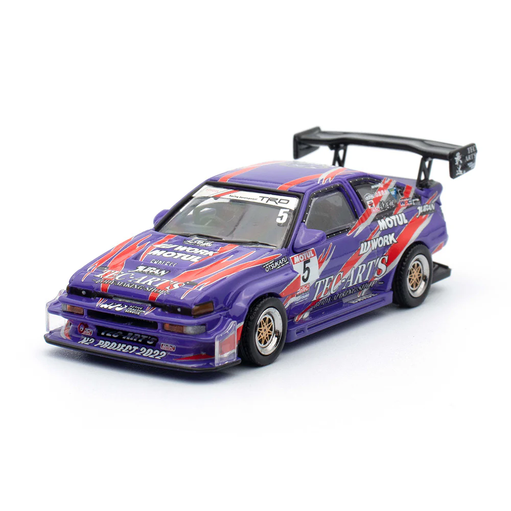 Inno 64-AE86N2-TECART 1/64 Toyota AE86 N2 Tec-Art's Yoshinori Kamata - Image 4