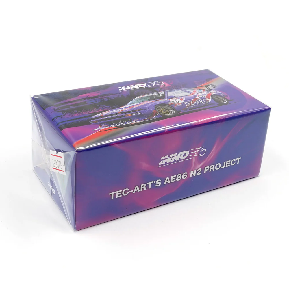 Inno 64-AE86N2-TECART 1/64 Toyota AE86 N2 Tec-Art's Yoshinori Kamata - Image 7