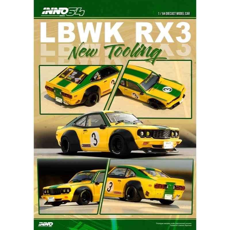 Inno 64-LBWKRX3-01 1/64 LBWK RX-3 Savanna - Image 5