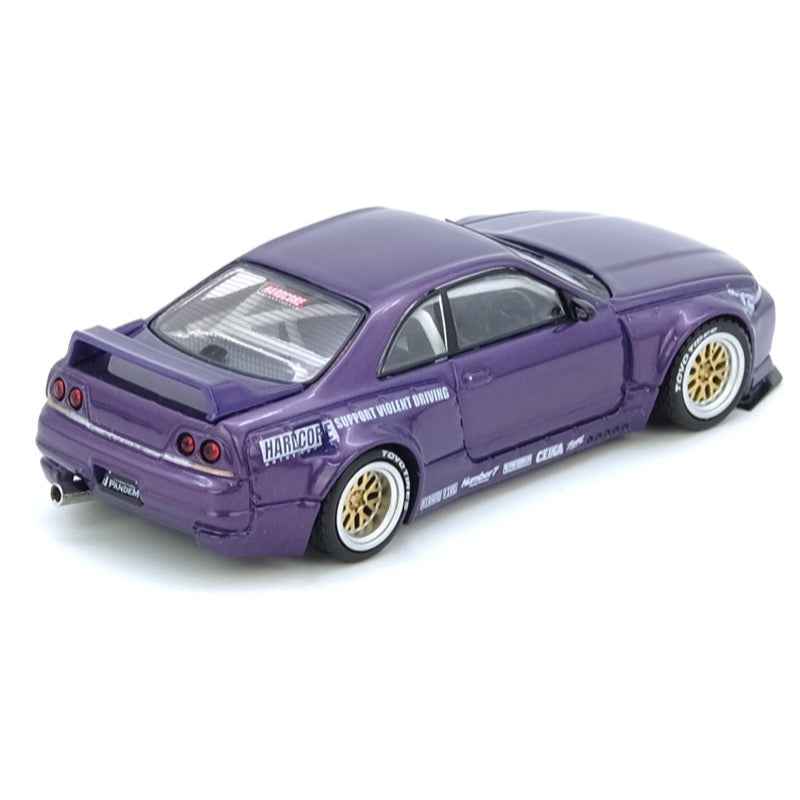 Inno 64-R33P-PPL 1/64 Nissan Skyline GT-R R33 Pandem Rocket Bunny Purple - Image 4