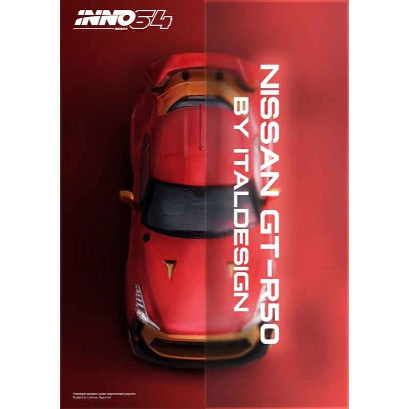 Inno 64-R50-RED 1/64 R50 GT-R Red - Image 2