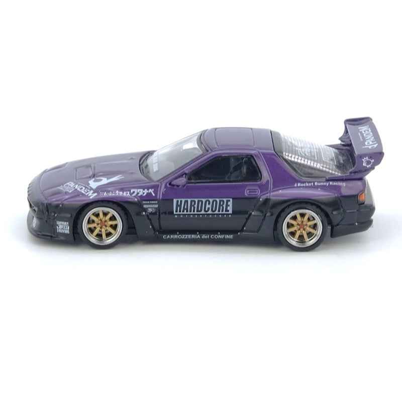 Inno 64-RX7FCP-PB 1/64 Mazda Rx-7 FC3S Pandem Rocket Bunny Purple - Image 4