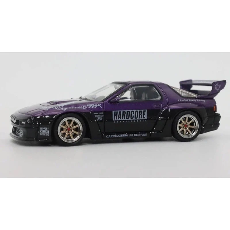 Inno 64-RX7FCP-PB 1/64 Mazda Rx-7 FC3S Pandem Rocket Bunny Purple - Image 6