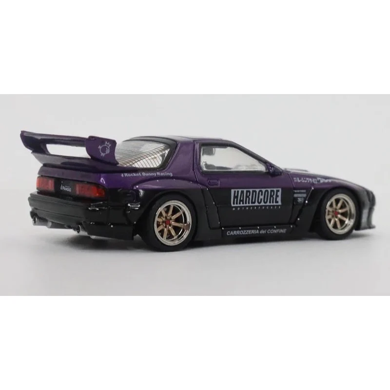 Inno 64-RX7FCP-PB 1/64 Mazda Rx-7 FC3S Pandem Rocket Bunny Purple - Image 7