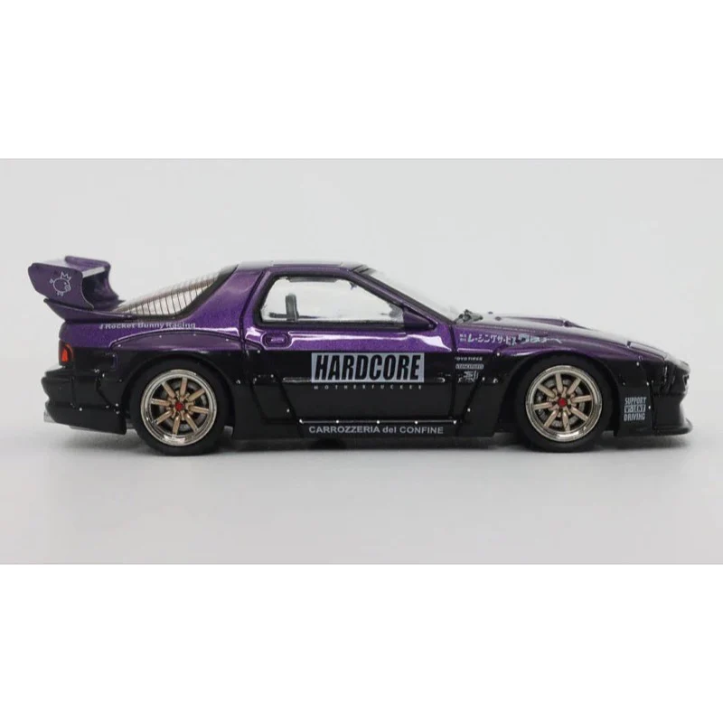 Inno 64-RX7FCP-PB 1/64 Mazda Rx-7 FC3S Pandem Rocket Bunny Purple - Image 8