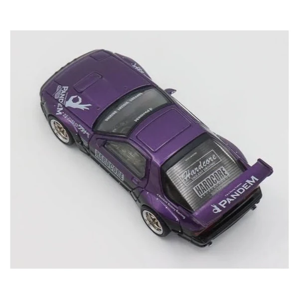 Inno 64-RX7FCP-PB 1/64 Mazda Rx-7 FC3S Pandem Rocket Bunny Purple - Image 9