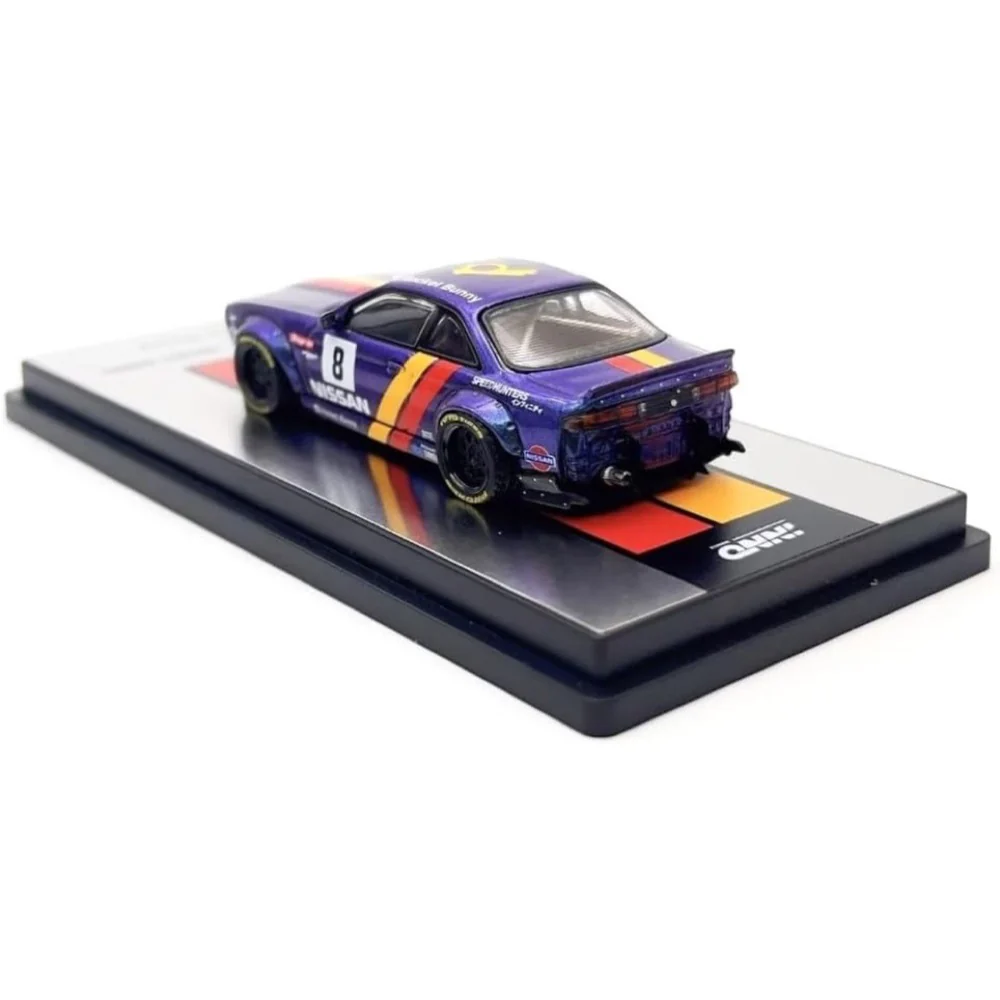 Inno 64-S14B-PRP 1/64 Nissan Silvia S14 Boss Rocket Bunny Purple - Image 11