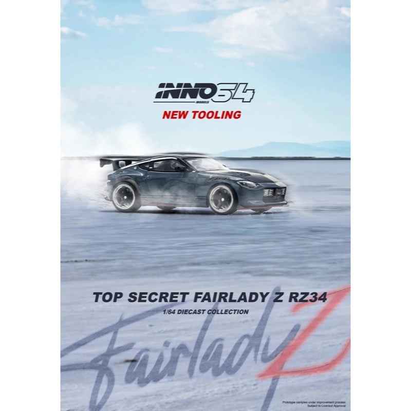 Inno 64-Z34TS-SG Top Secret Fairlady Z RZ34 Stealth Gray - Image 2