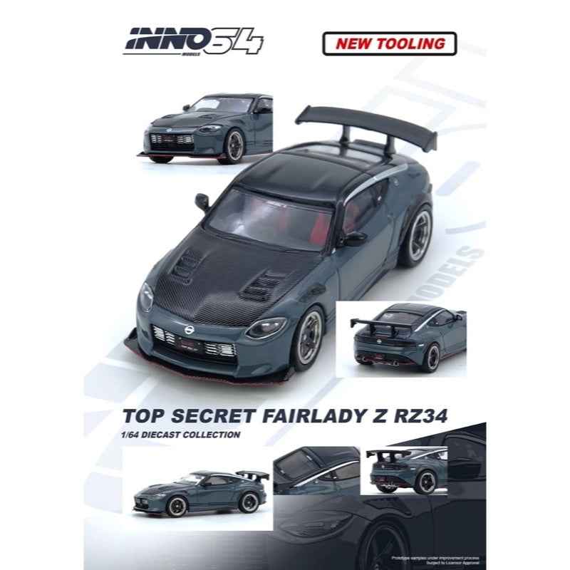 Inno 64-Z34TS-SG Top Secret Fairlady Z RZ34 Stealth Gray - Image 5