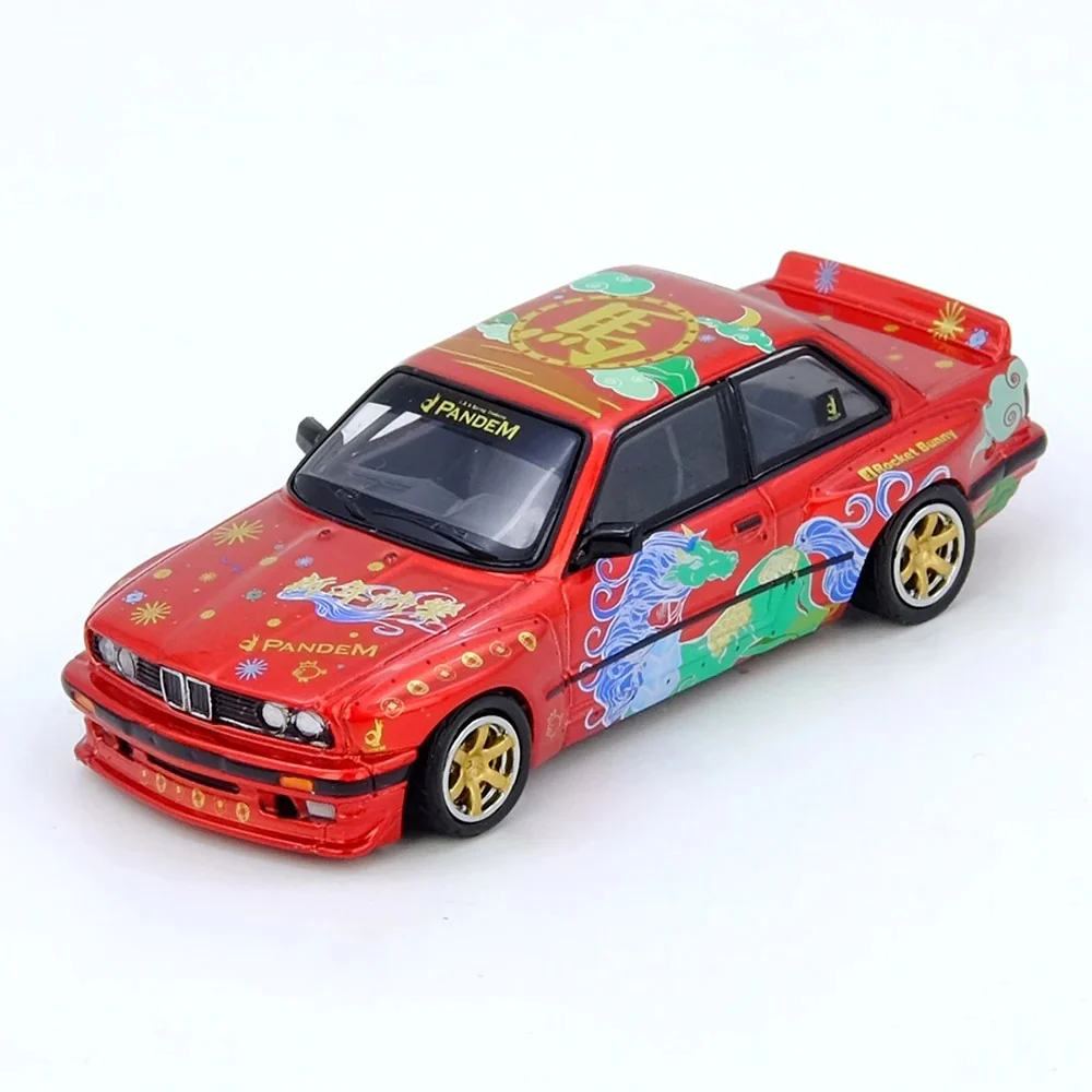 Inno IN64-E30P-CNY2026 1/64 E30 Pandem Rocket Bunny Year Of The Horse Chinese New Year 2026 Special Edition